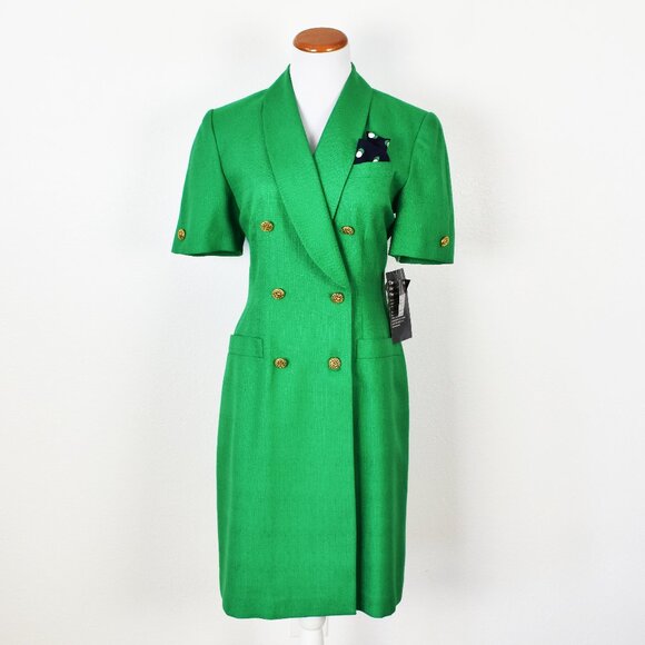 Kasper Dresses & Skirts - Vintage Kasper Wrap Suit Dress NEW - 10P